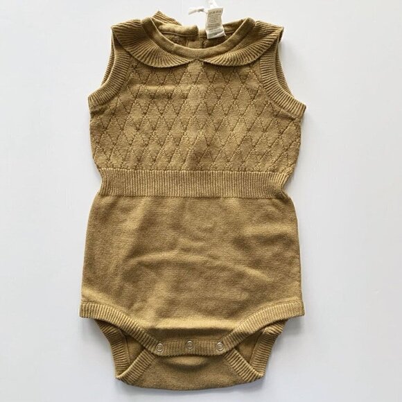 Kate Quinn Organics Fennel Sweater Bodysuit 18-24 Months - Picture 1 of 5